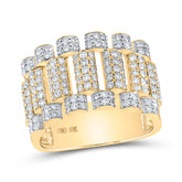 1 5/8 CTW-DIA NK MENS RING